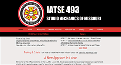 Desktop Screenshot of iatse493.org